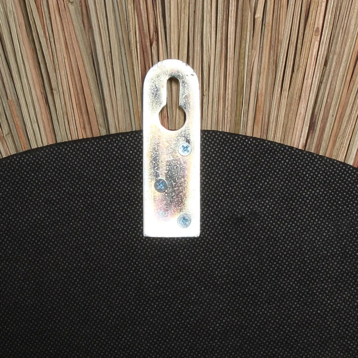 Miroir rond en herbe Alang Alang 45 cm naturel