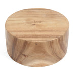 Bol rond en bois de Suar – Finition naturelle – Ø20 cm