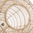 Suspension XL en rotin naturel fabriquée à la main – 50 cm