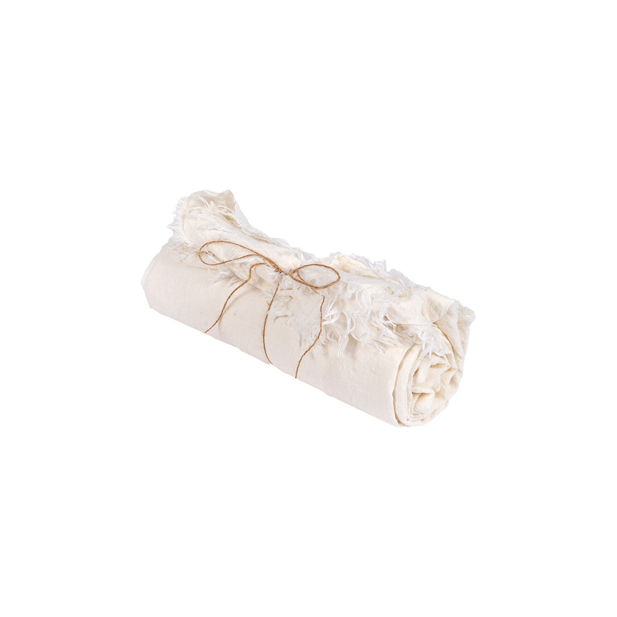 Nappe en lin blanc 150x250 cm pour table à manger