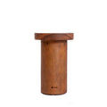 Table d’appoint en bois de Suar naturel 45x30 cm