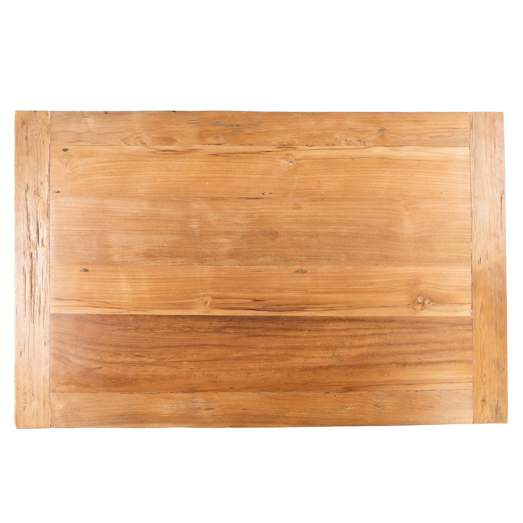 Table basse en teck recyclé naturel 110x70 cm