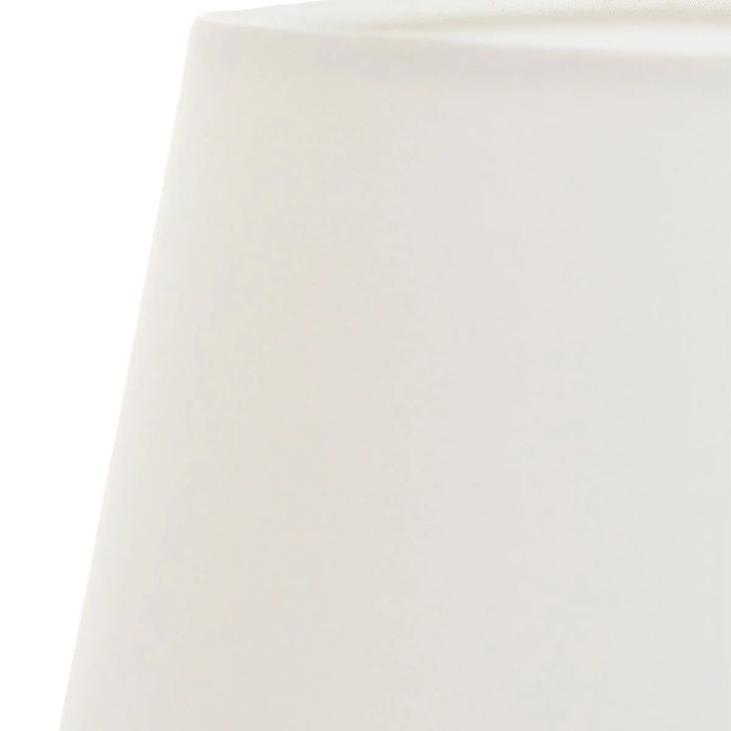 Abat-jour cylindrique en tissu crème pour intérieur, diamètre 30 cm