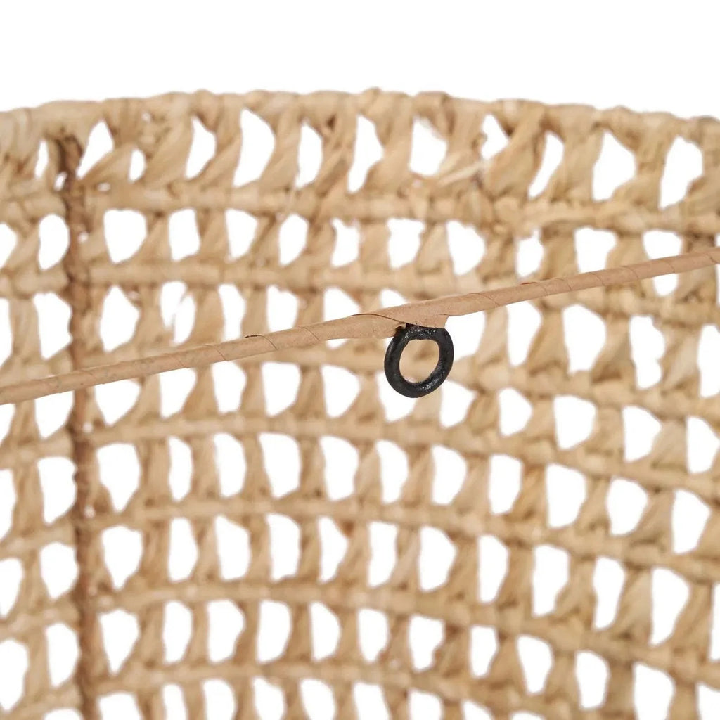 Applique murale en sisal naturel tressé 40x21 cm