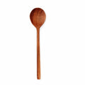 Cuillère en bois de teck ovale marron naturel pour la cuisine saine et écologique
