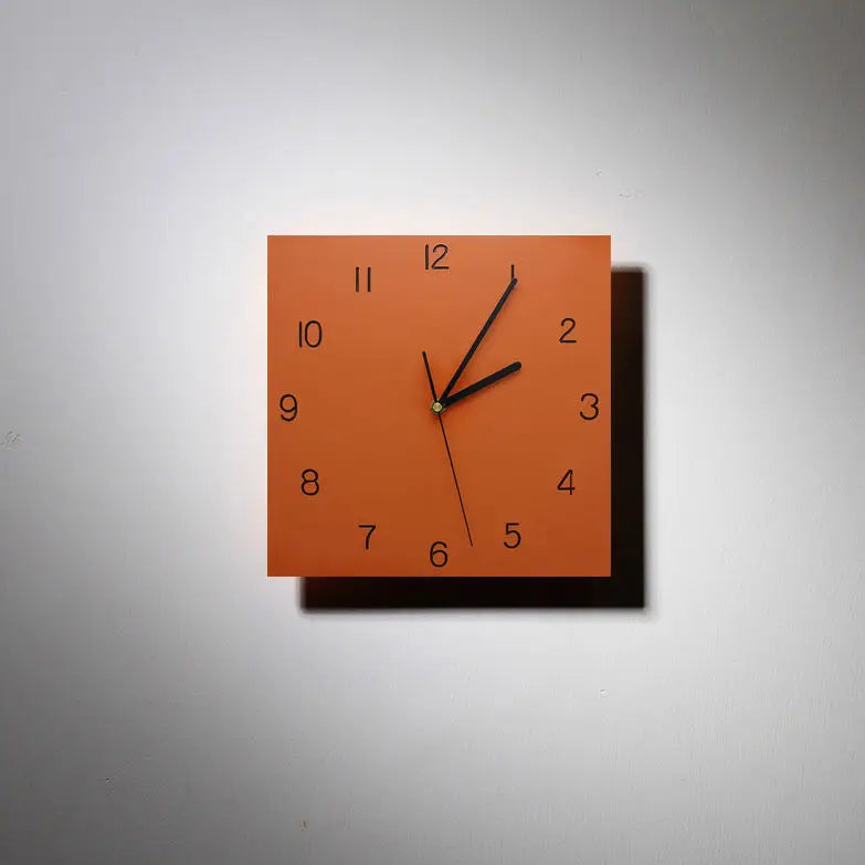 Horloge carré design variante 4