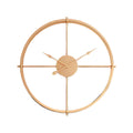 Horloge murale design dorée
