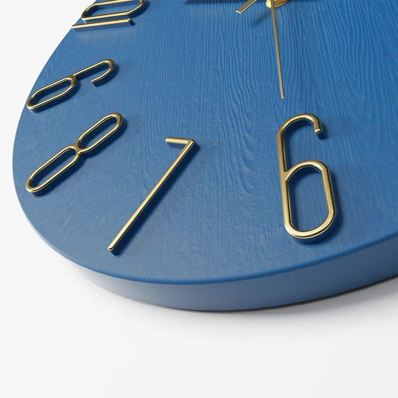Horloge murale design moderne gros plan 2