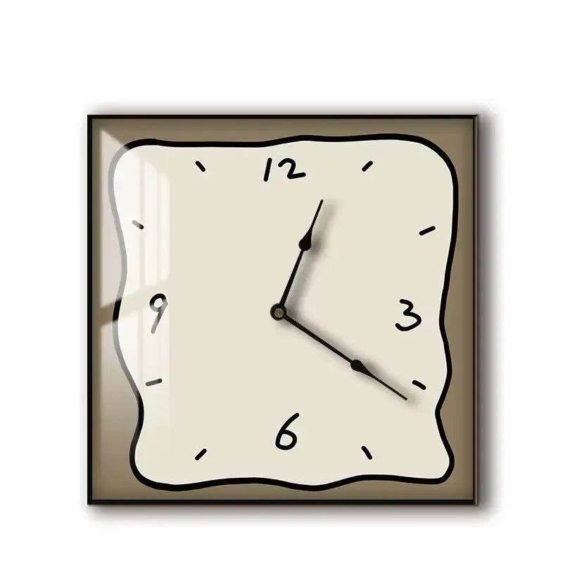 Horloge murale style bande dessinée