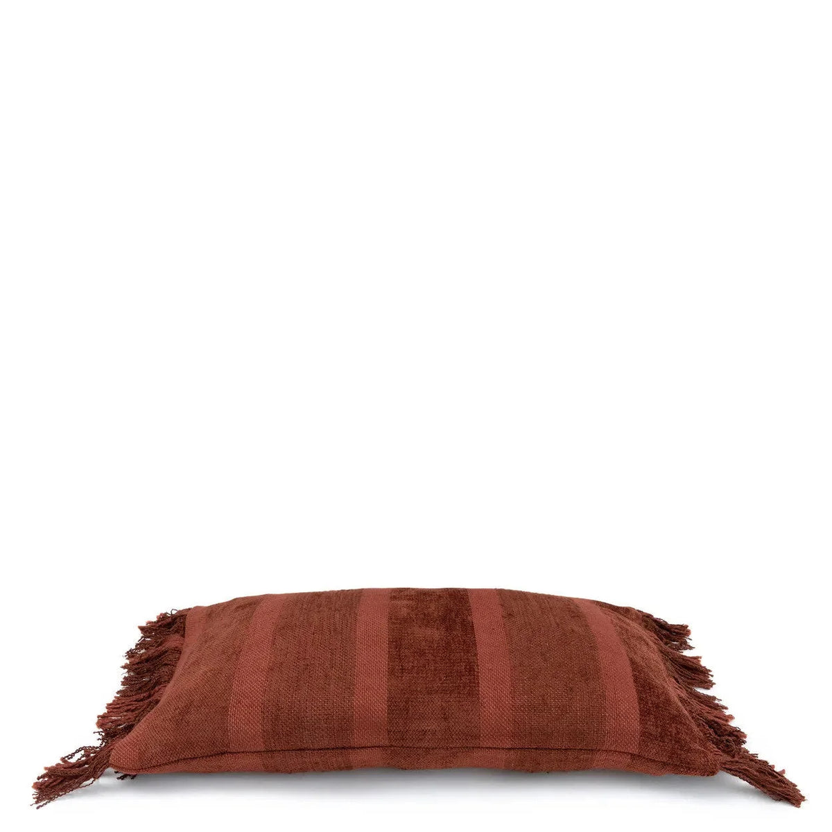Housse coussin velours bordeaux rectangulaire - 30x50 cm