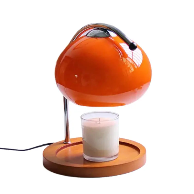 Lampe chauffe-bougie fond blanc