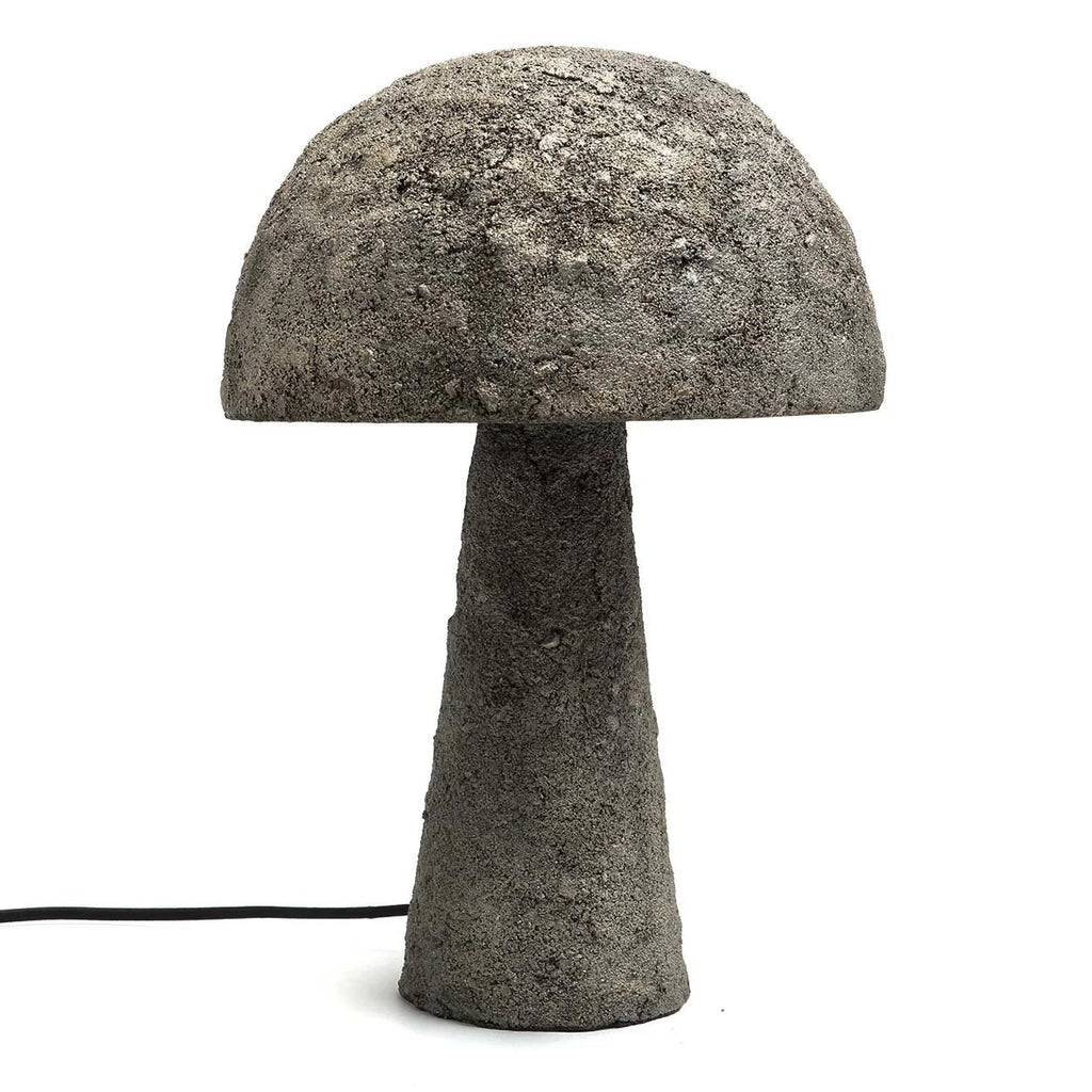 Lampe de table champignon en béton 37 cm moderne