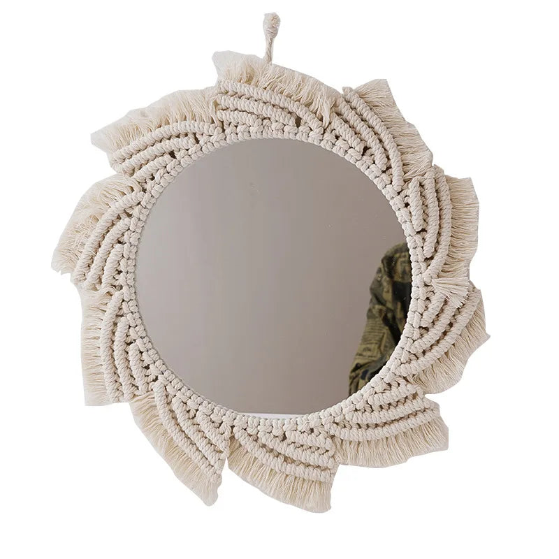 miroir macramé design