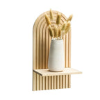 Petite étagère murale arche en bois