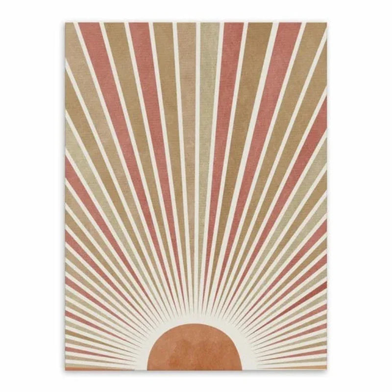 Poster mural coucher de soleil - 13x18cm