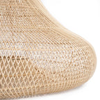 Suspension en rotin naturel forme cloche Ø75 cm