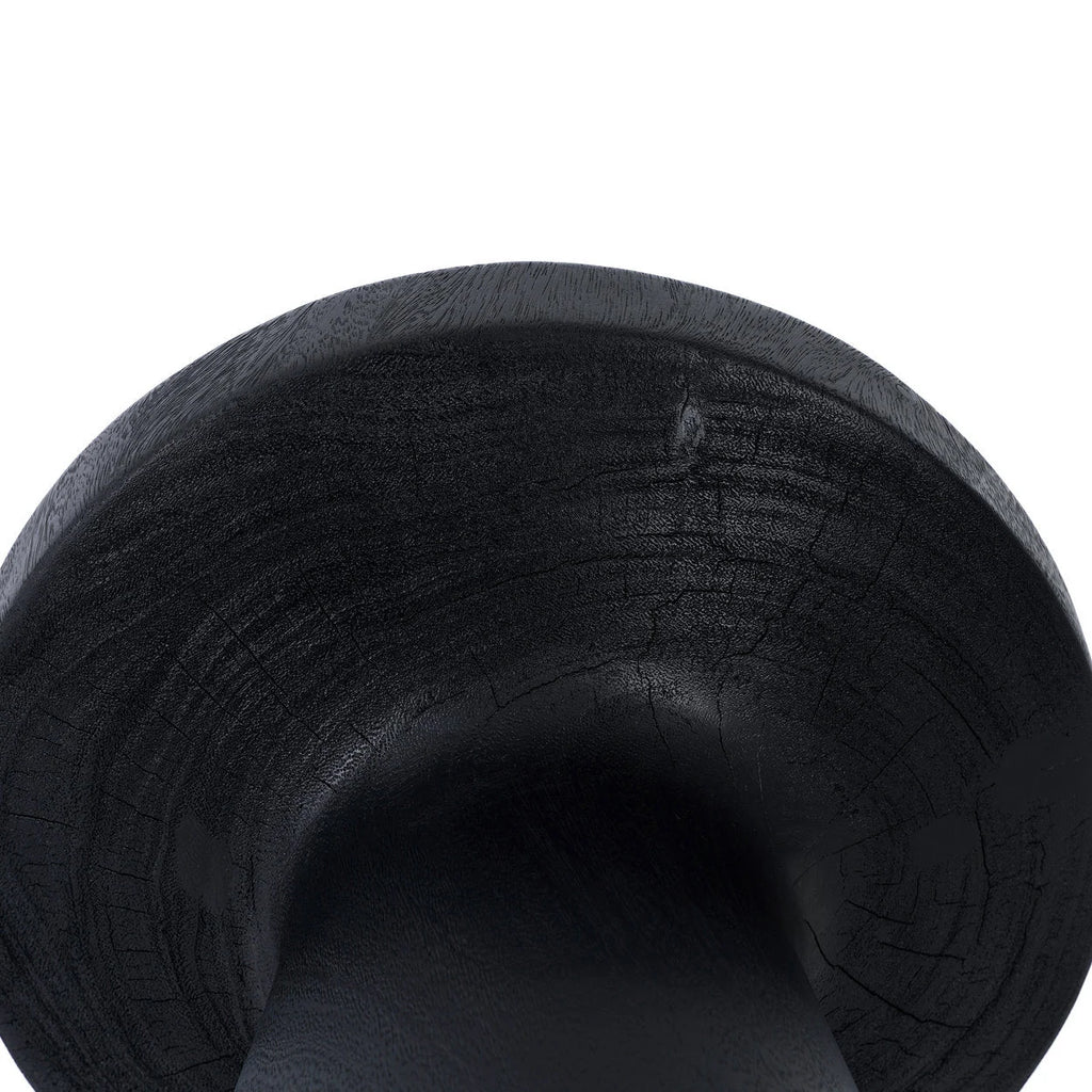 Table d’appoint en bois de suar noir 40x60 cm