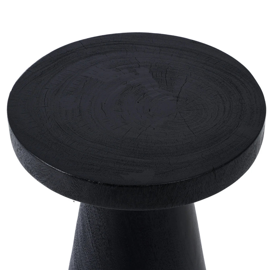 Table d’appoint en bois de suar noir 40x60 cm