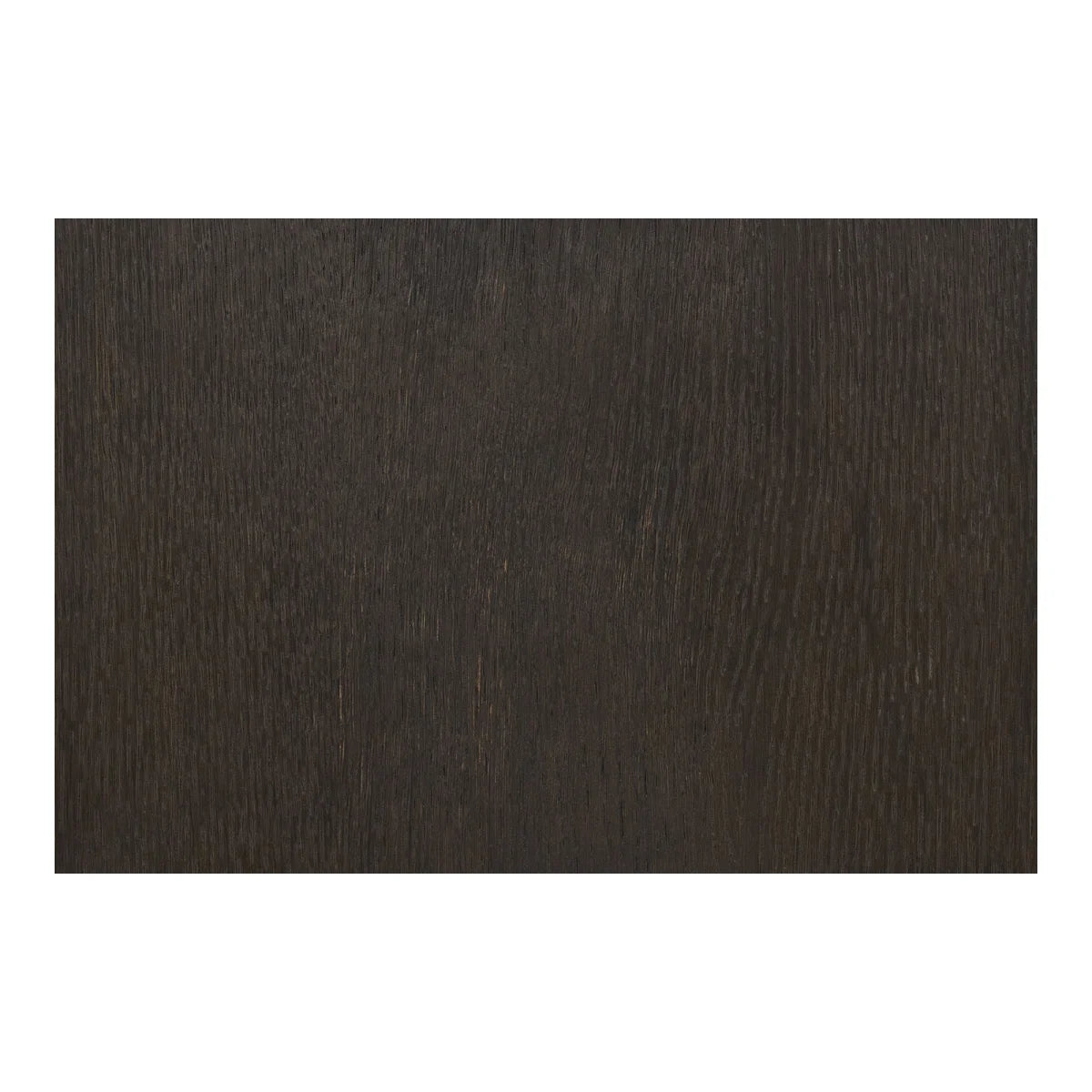 Surface en bois brun foncé d’appoint en chêne fumé avec tiroir