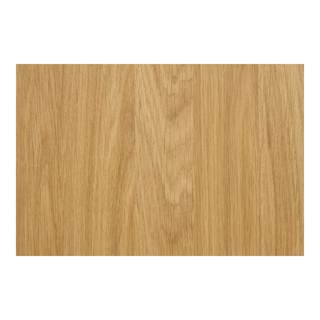 Table d’appoint en chêne clair avec grain naturel et tiroir