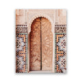 Tableau porte orientale et mosaïque