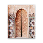 Tableau porte orientale et mosaïque